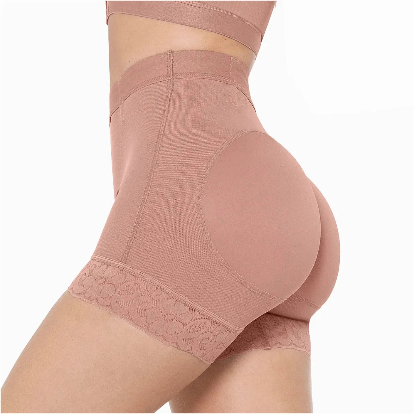 MARIAE FU101 Fajas Colombianas – High Waist Butt Lifter Shaper Shorts | High Compression Shapewear