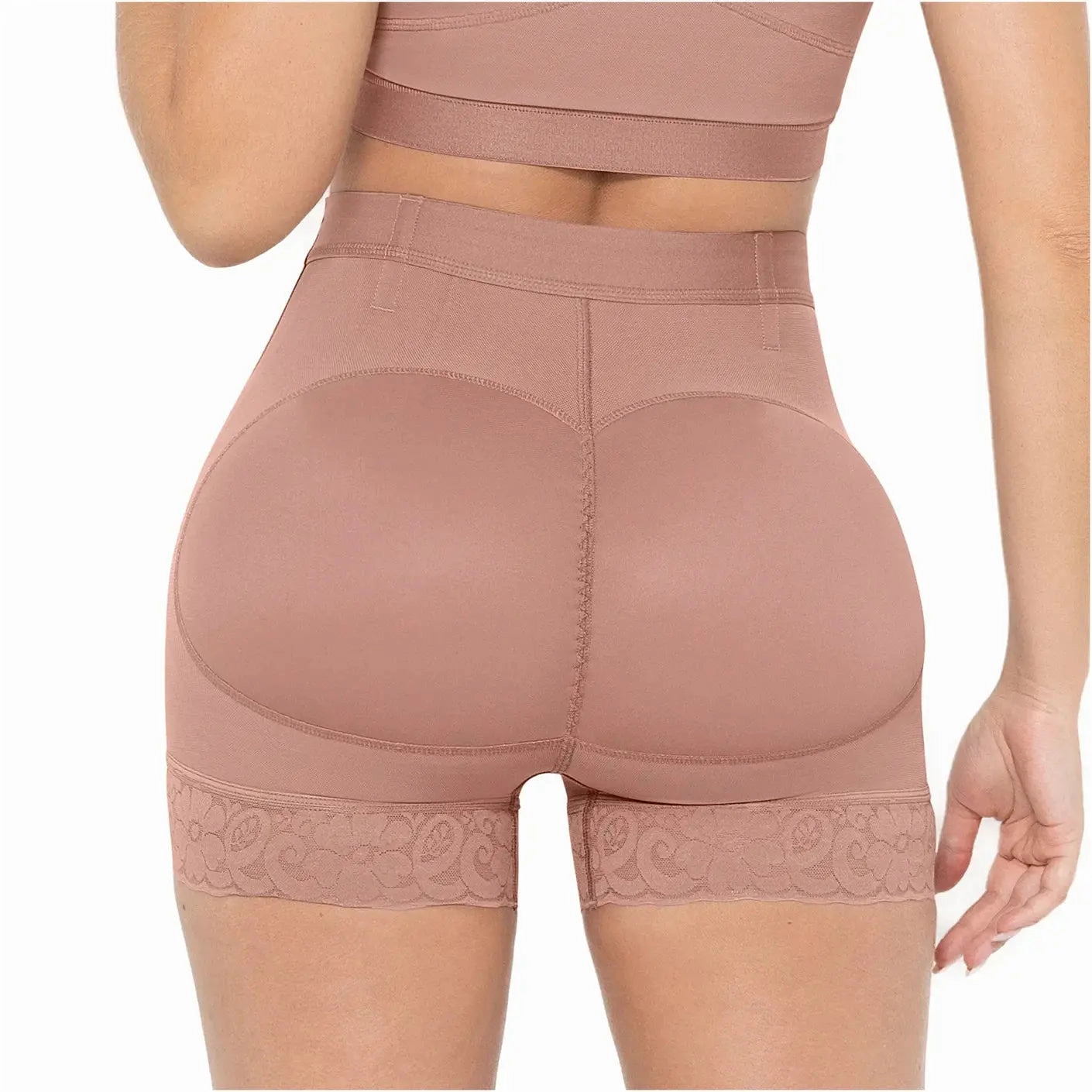MARIAE FU101 Fajas Colombianas – High Waist Butt Lifter Shaper Shorts | High Compression Shapewear