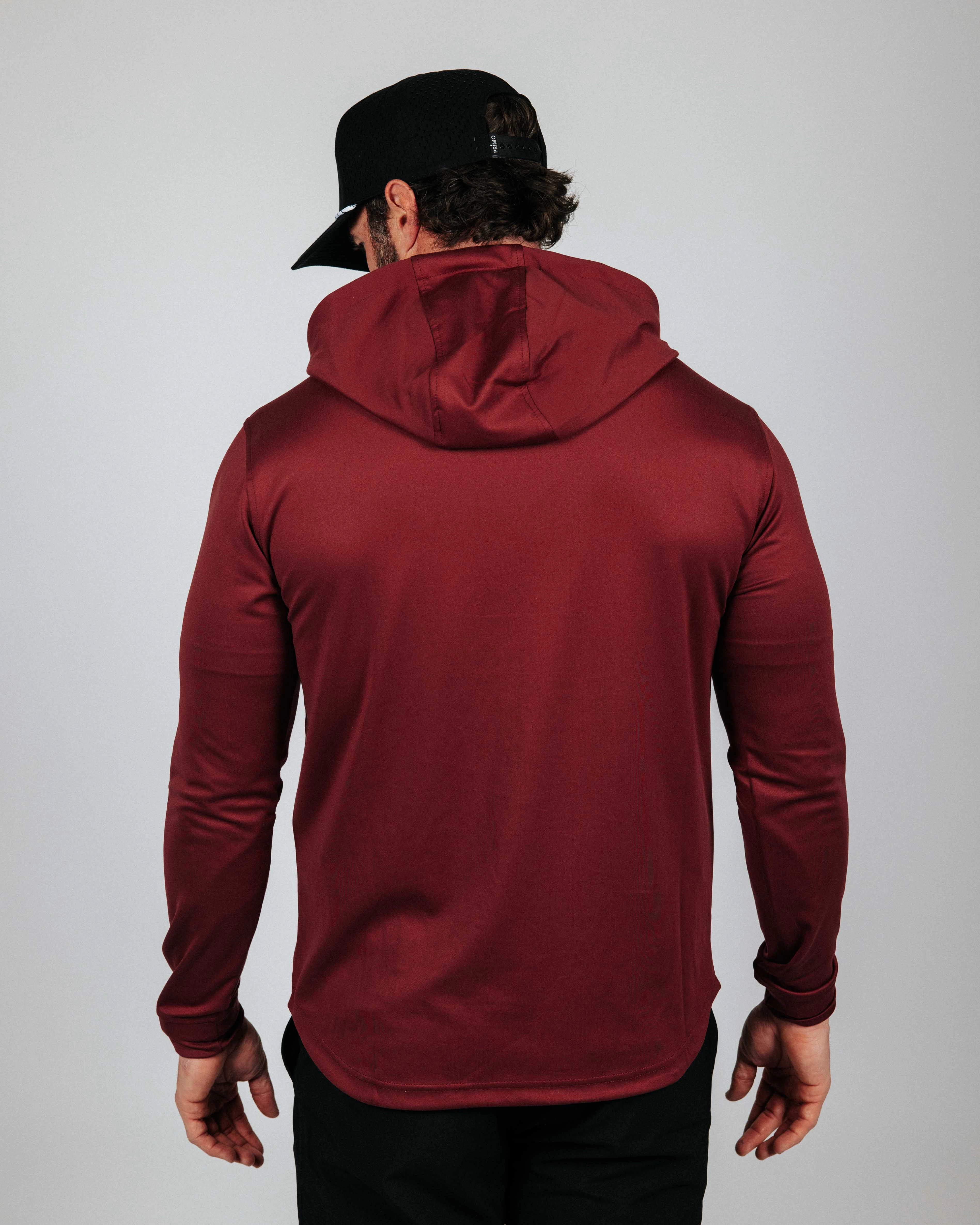 Maroon Golf Hoodie