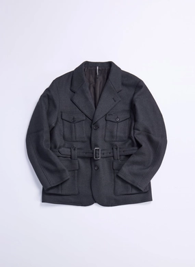 Marzotto Wool Single Breasted Soft Hunting Blazer