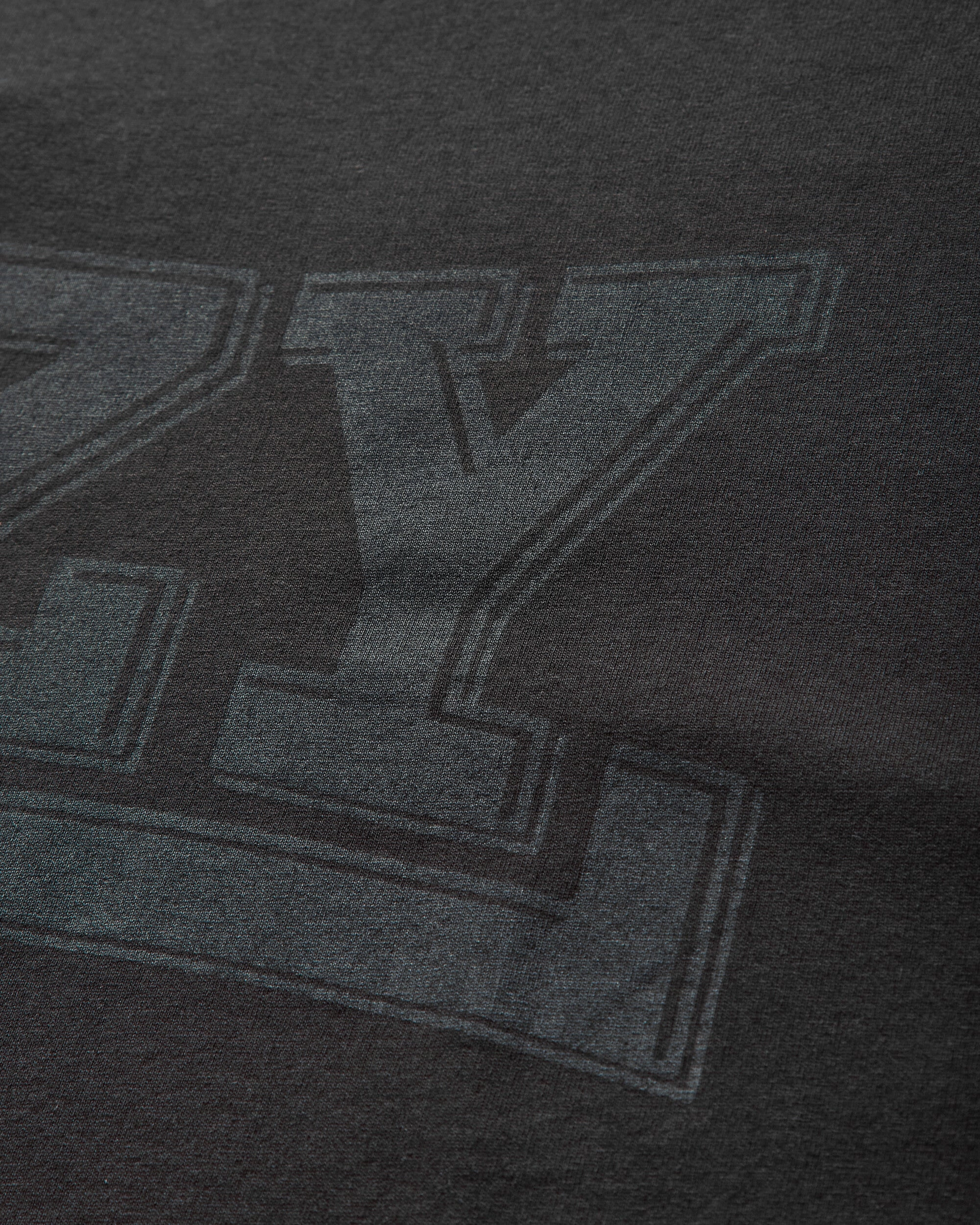 Men's Lazy Longsleeve T-Shirt Washed Black