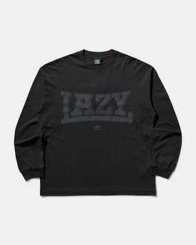 Men's Lazy Longsleeve T-Shirt Washed Black