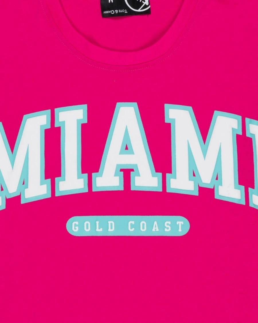 Miami South Beach Pink Party Tee