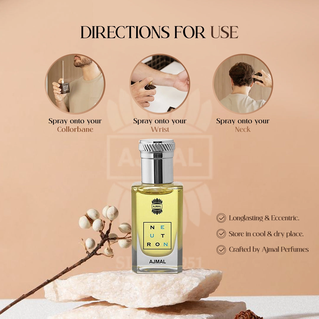 Neutron for Him by Ajmal Perfume (OIL) 10ML