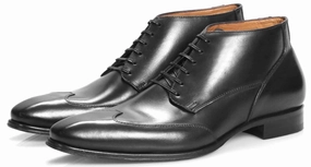 Newton Wingcap Chukka Boot Black