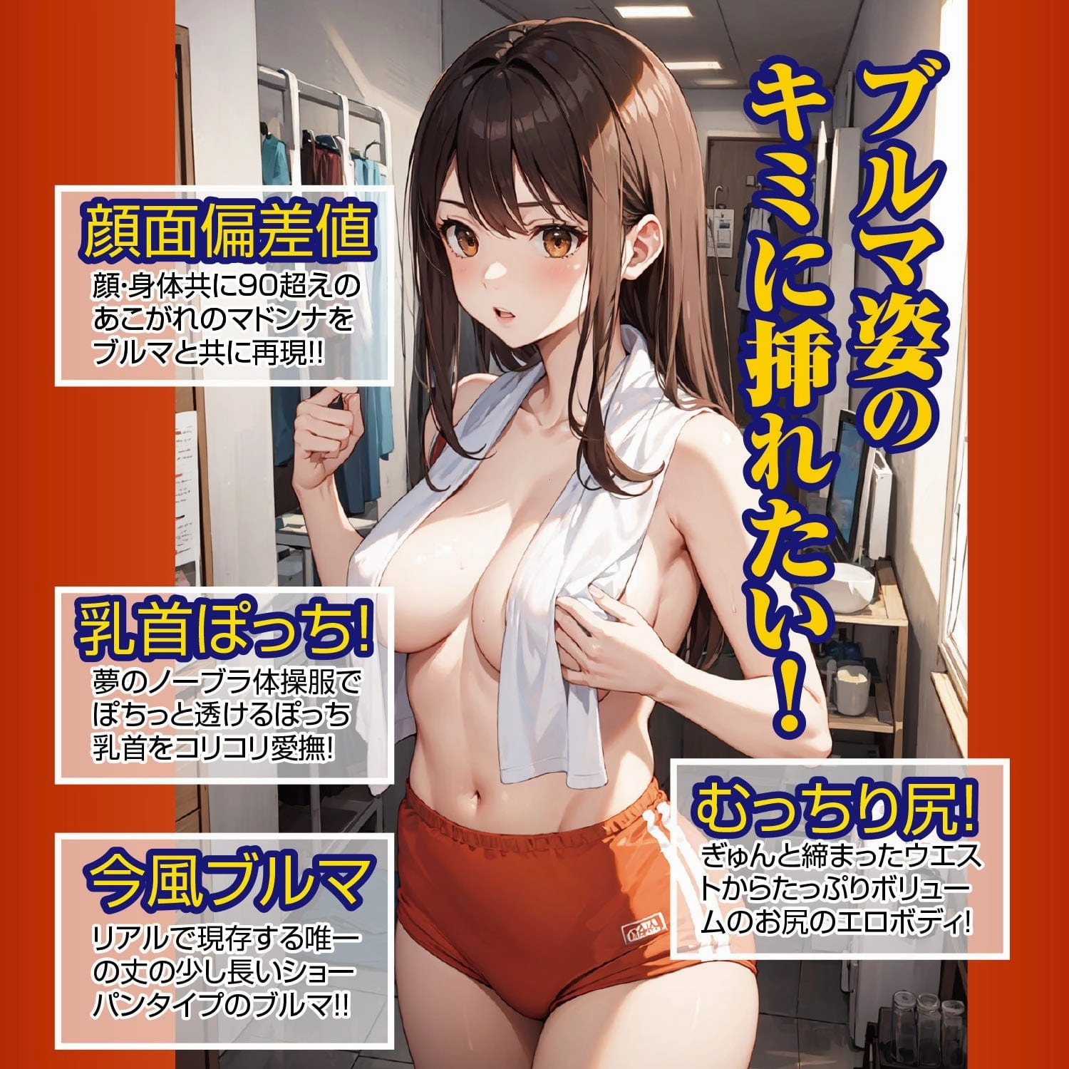 NPG - Admired Beautiful Girl Bloomers Active Edition Onahole Masturbator (Beige)