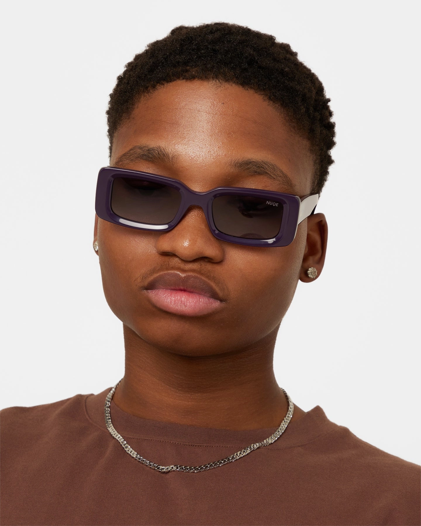 Nuqe Fragment Sunglasses Dark Purple