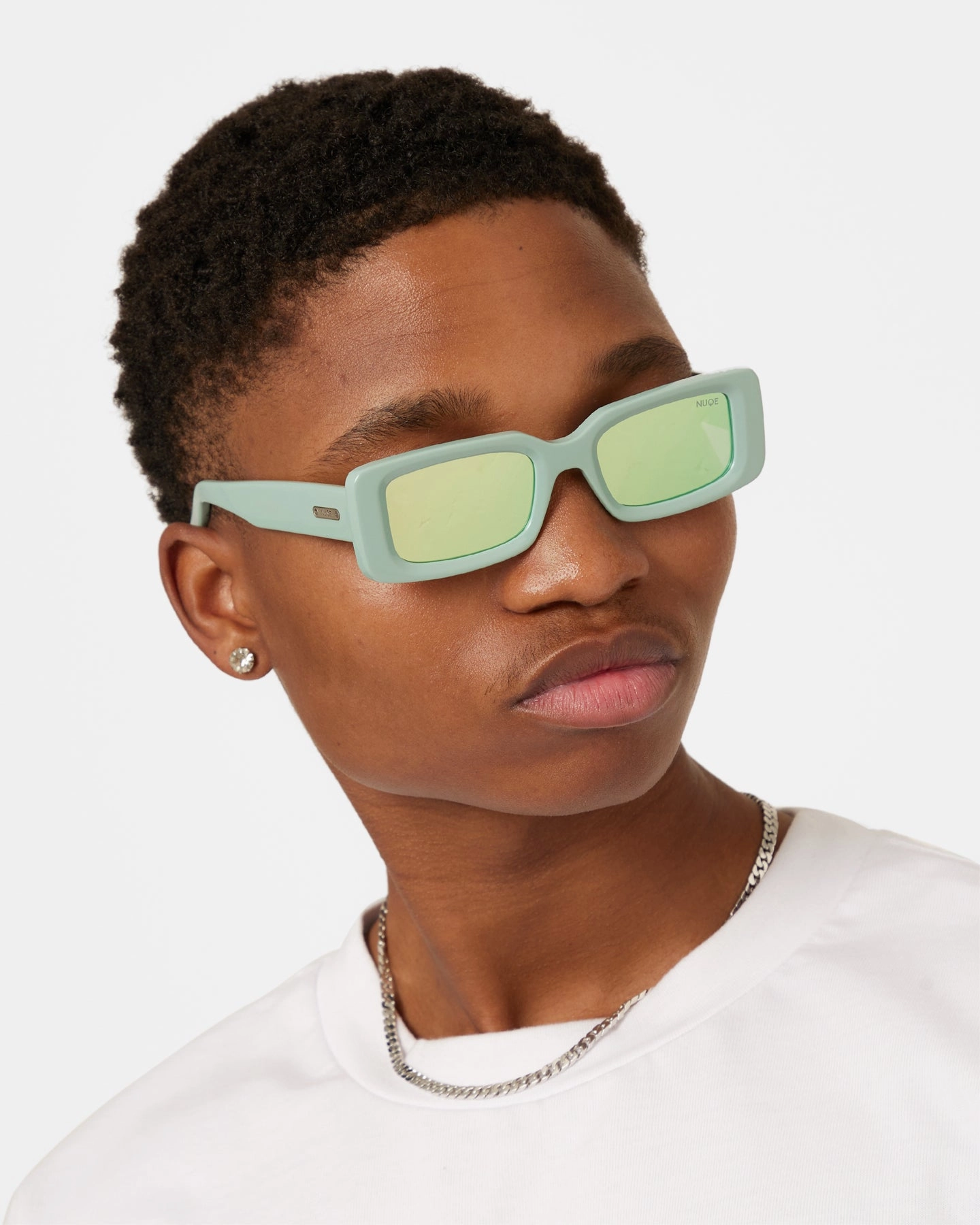 Nuqe Fragment Sunglasses Mint Green