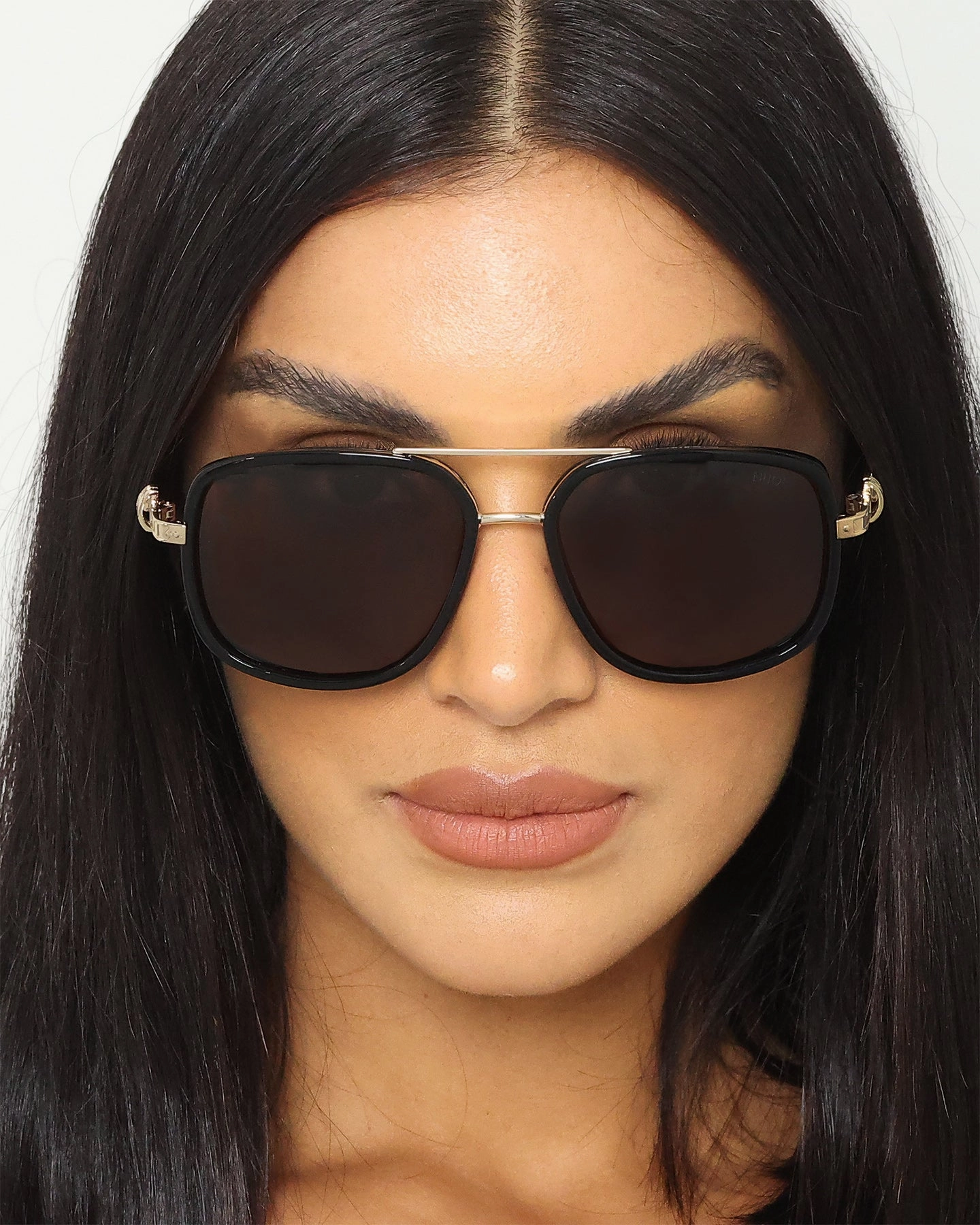 NUQE Quattro Sunglasses Black/Brown