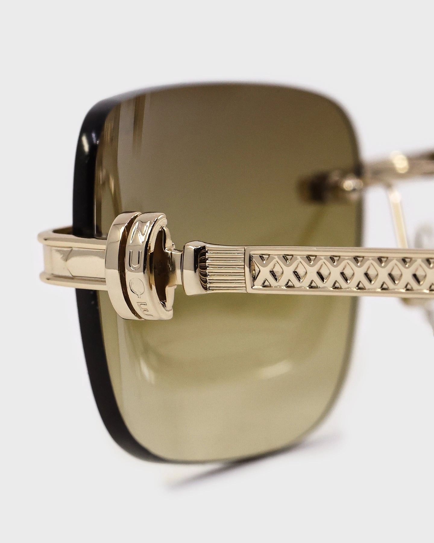 NUQE Uncut Sunglasses Gold/Brown