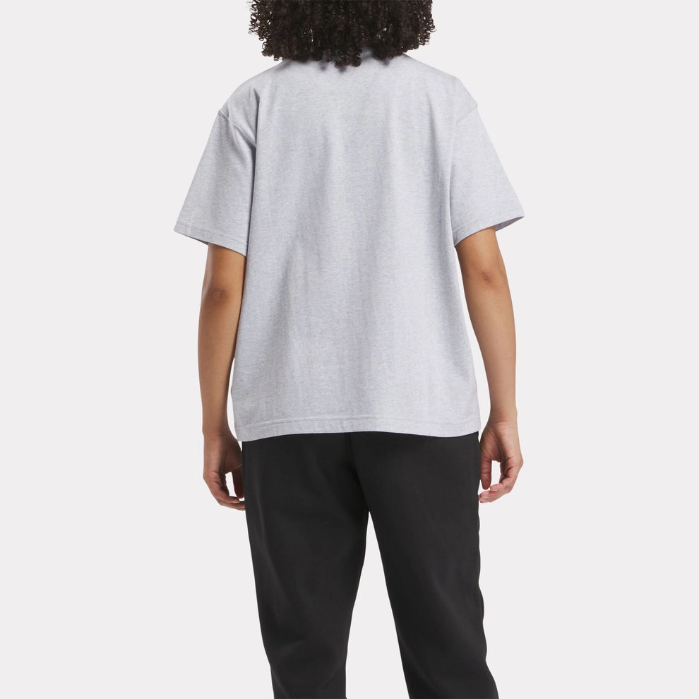 REEBOK WOMEN'S ARCHIVE EVOLUTION GREY TEE