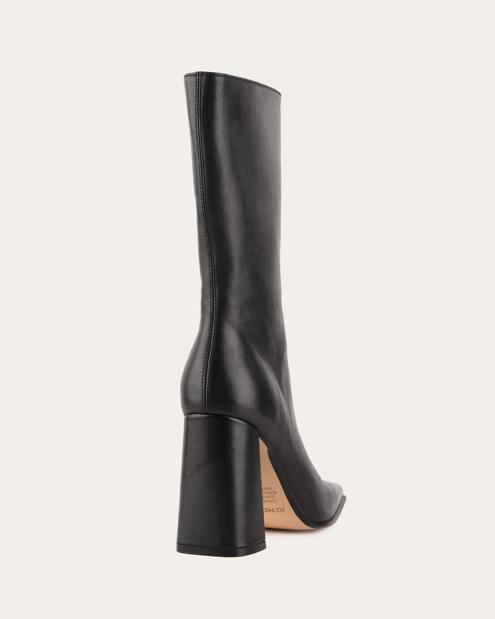 RUSH CALF BOOTS BLACK LEATHER