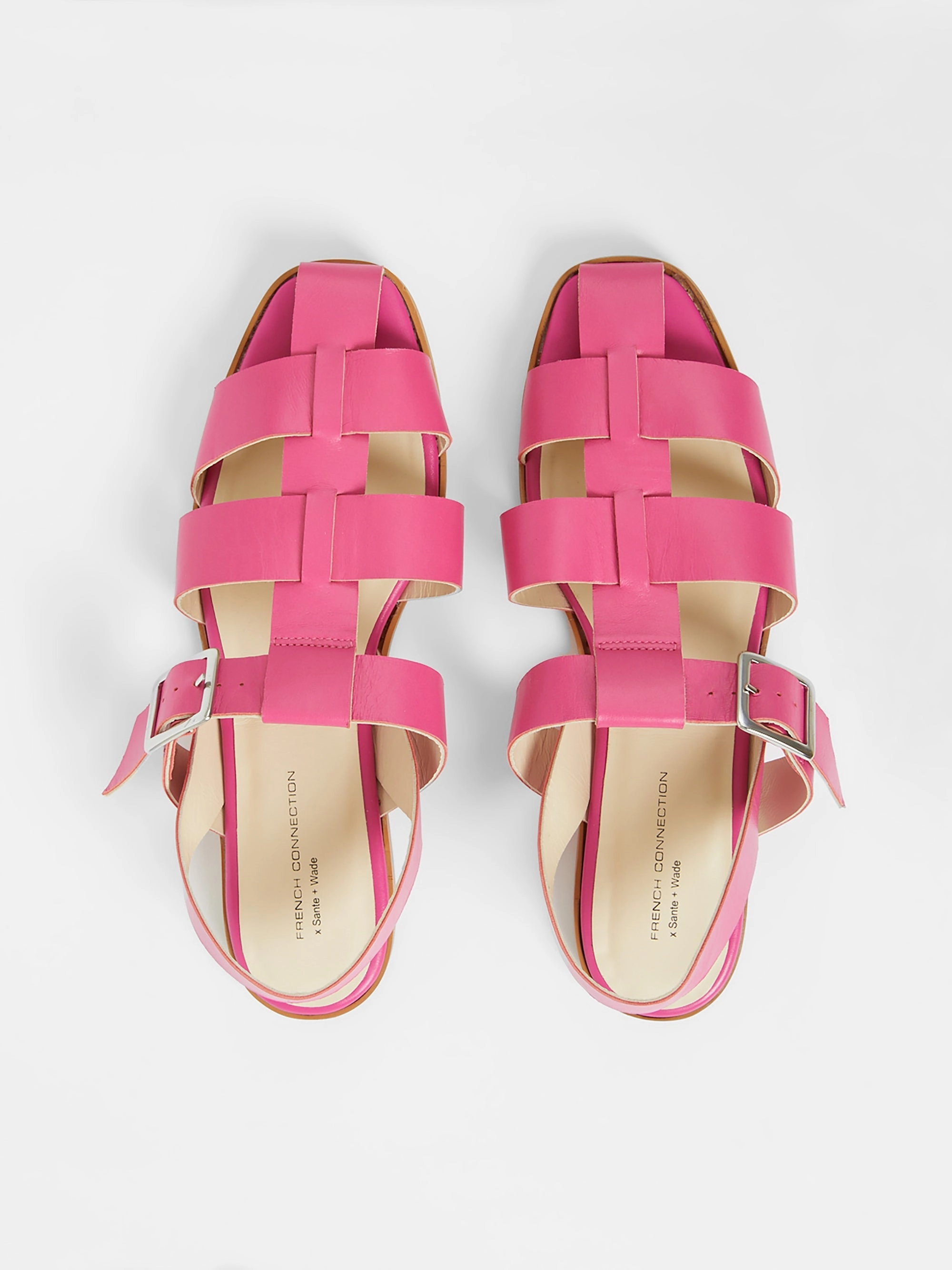 S W x Luisa Fisherman Caged Sandals