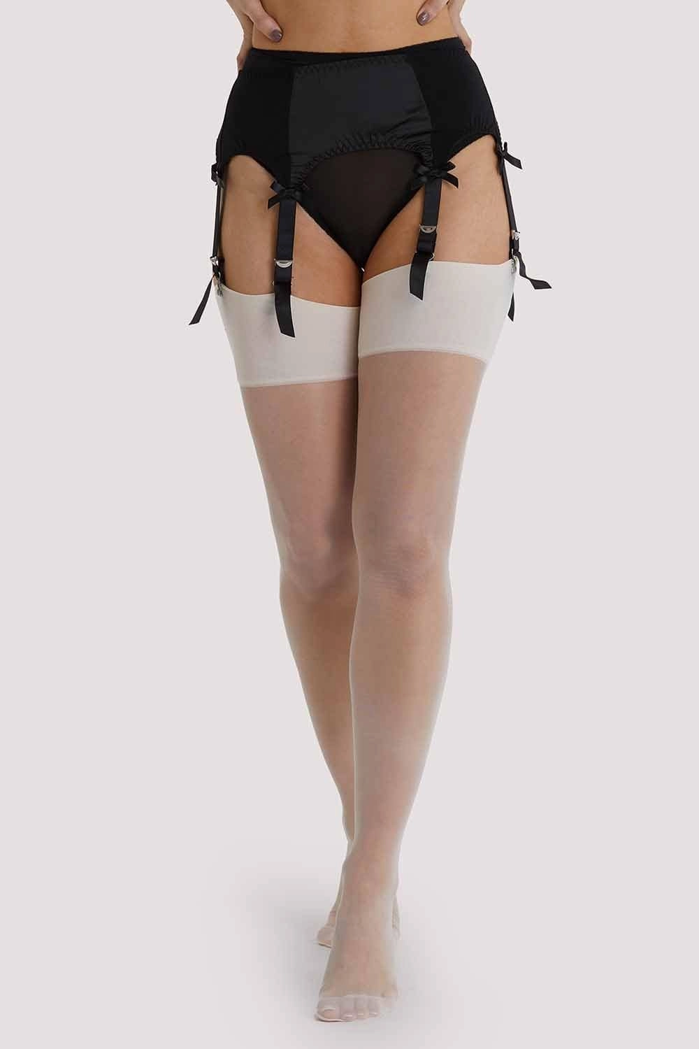 Seamed Stocking Creme De Peche AUS 8 - 22