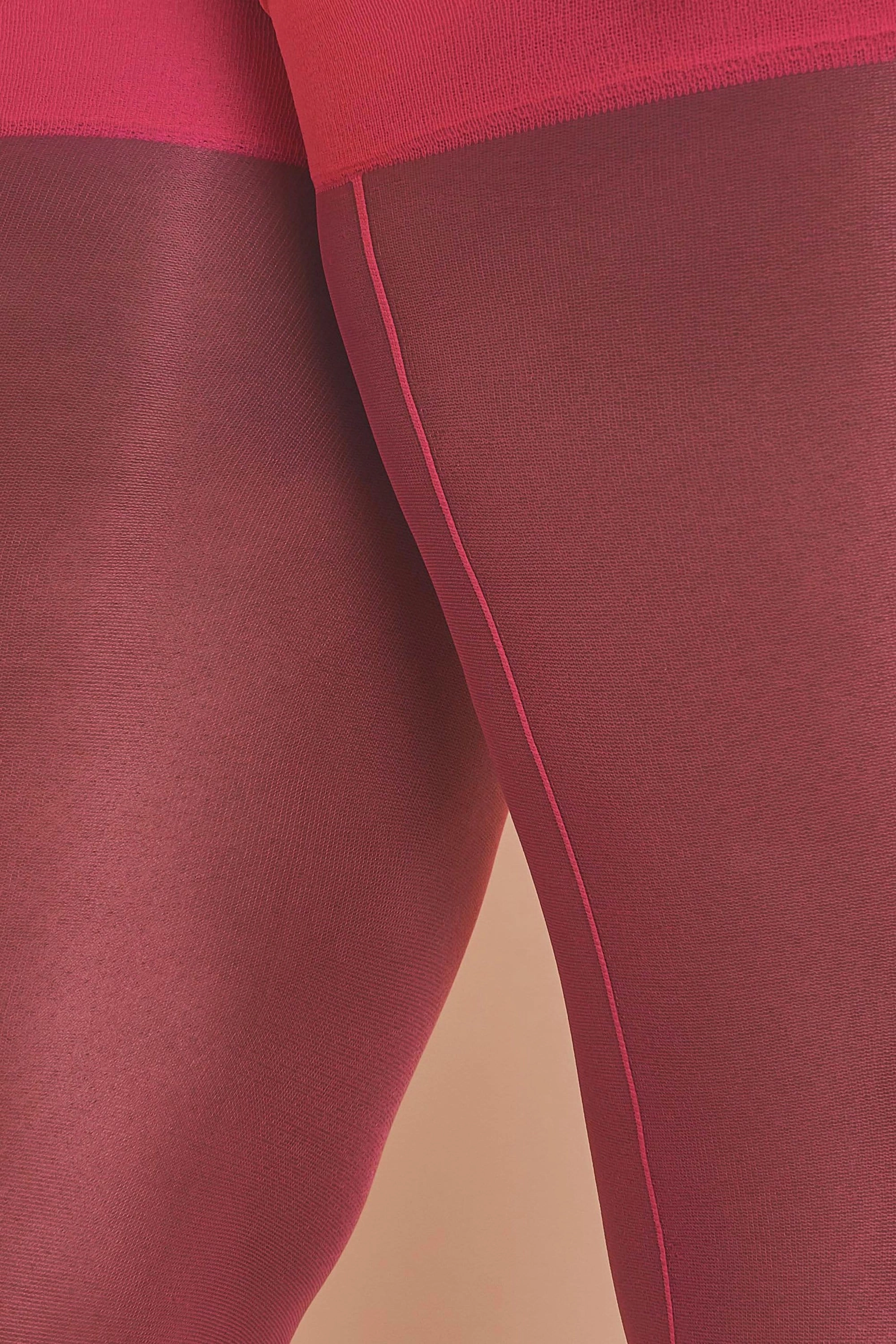 Seamed Stocking Pink Peacock AUS 8 - 22