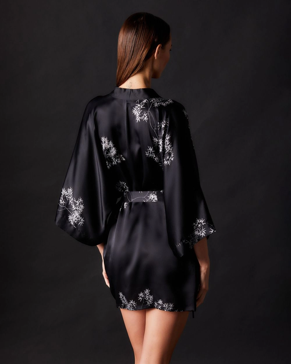 Silk Classic Short Kimono