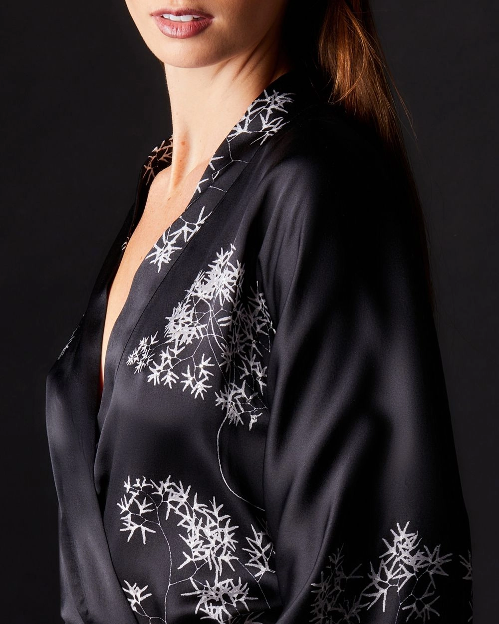 Silk Classic Short Kimono