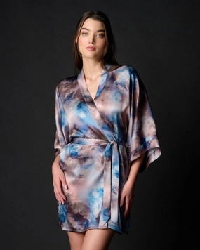 Silk Classic Short Kimono