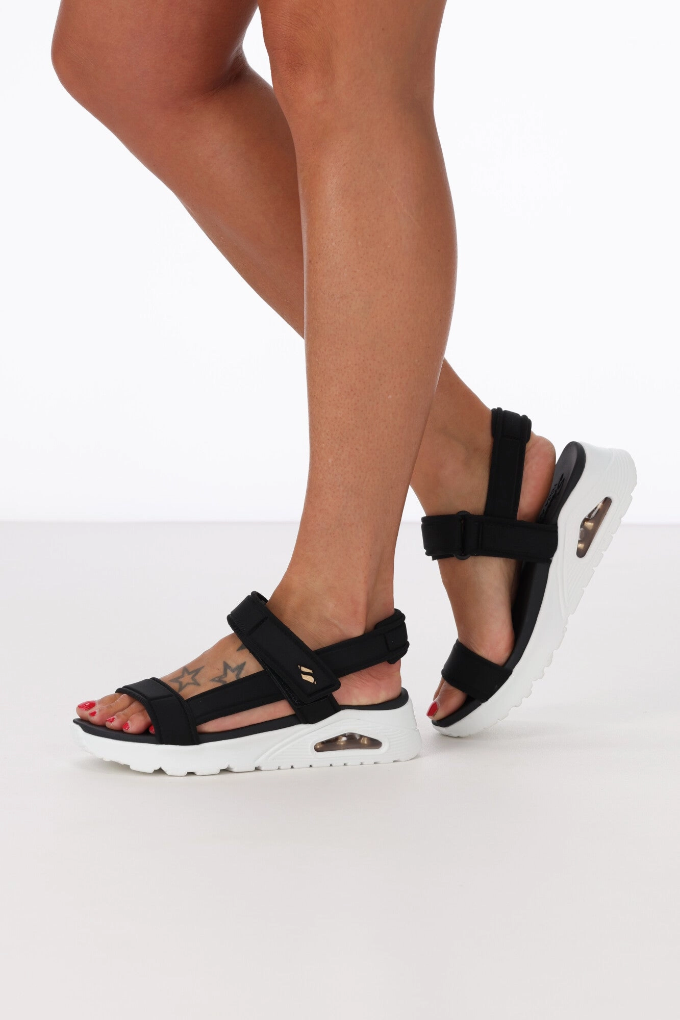 Skechers Uno-Summer Stand 2 Sandal Black
