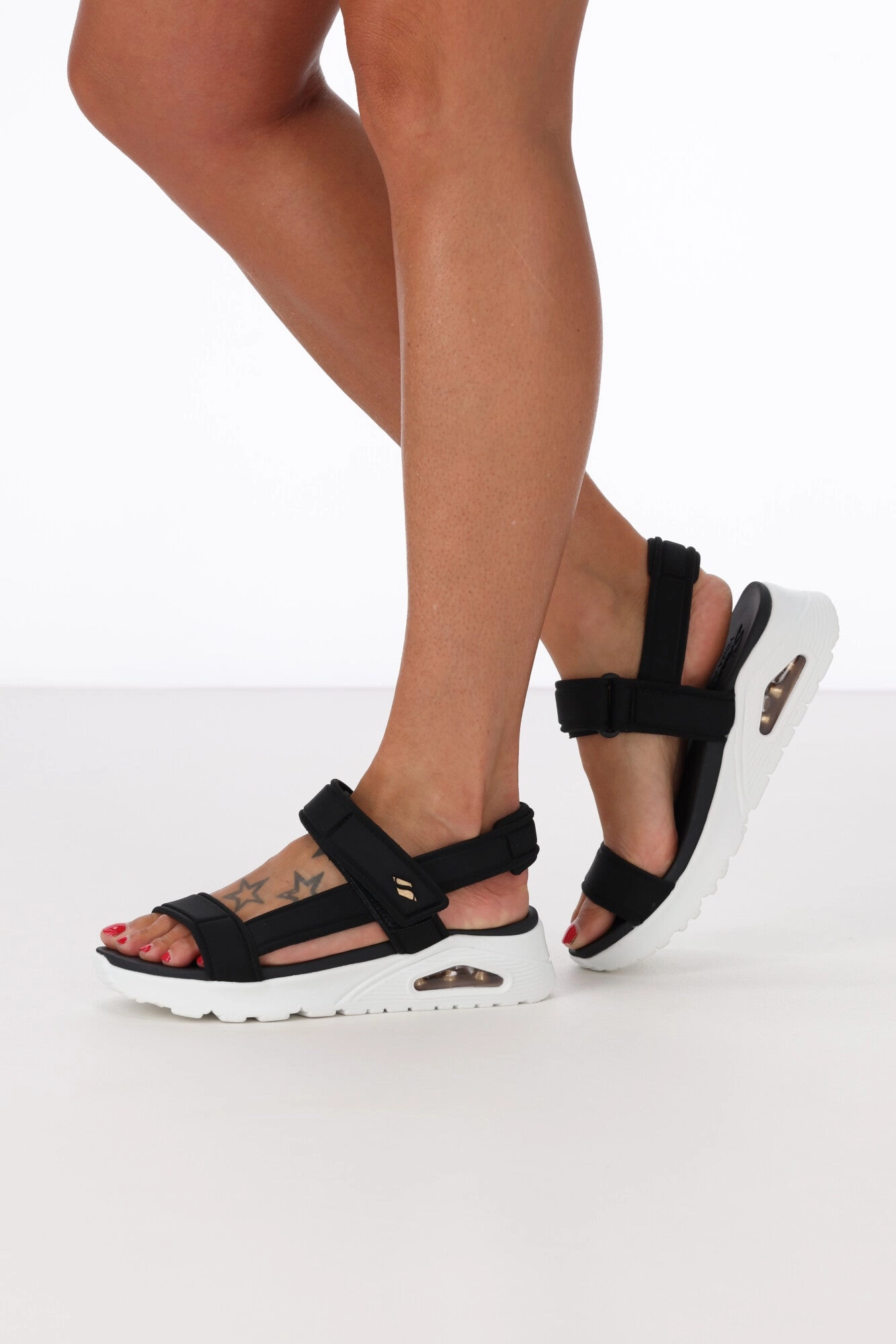 Skechers Uno-Summer Stand 2 Sandal Black