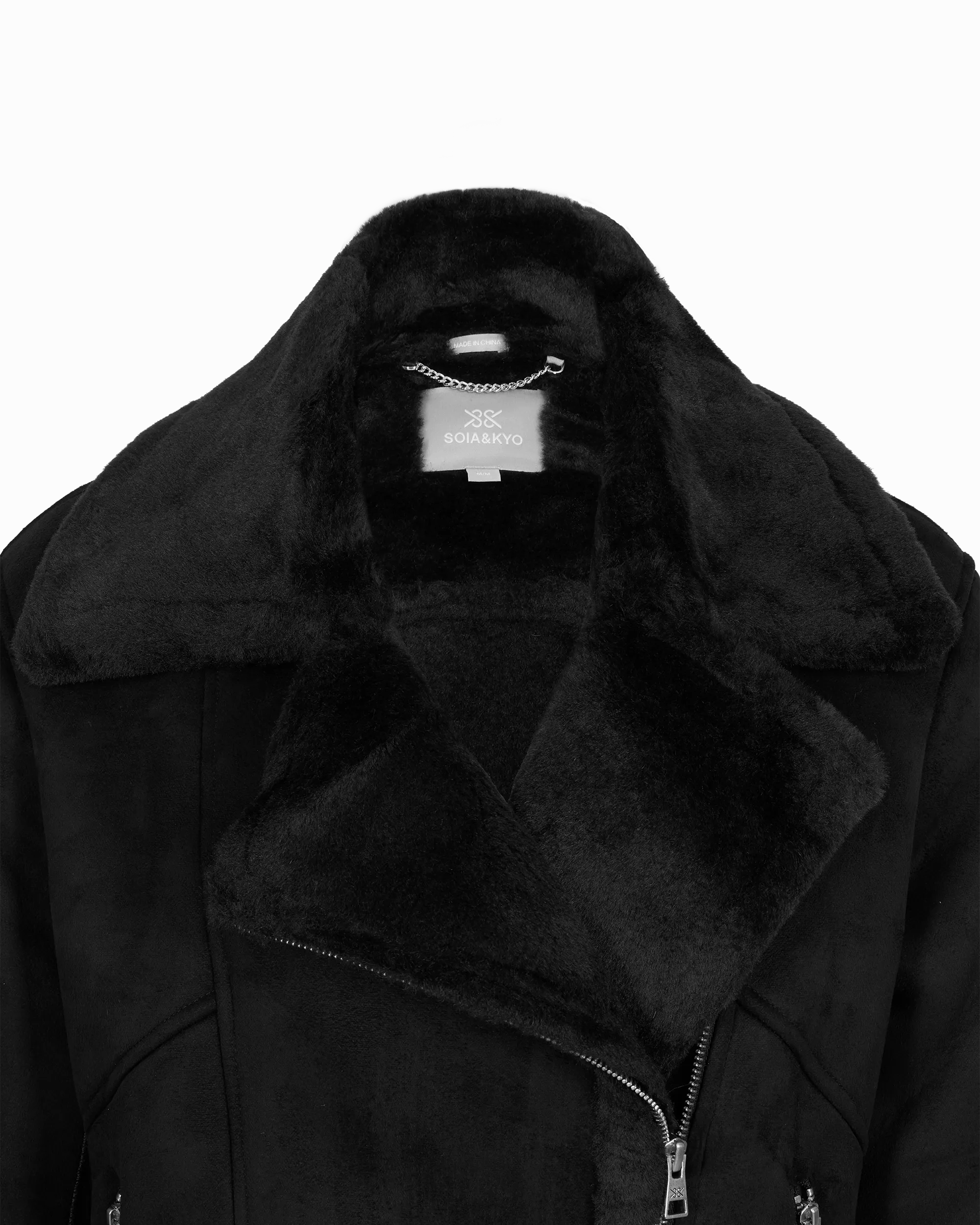 Soia and Kyo Phoebe Moto Coat