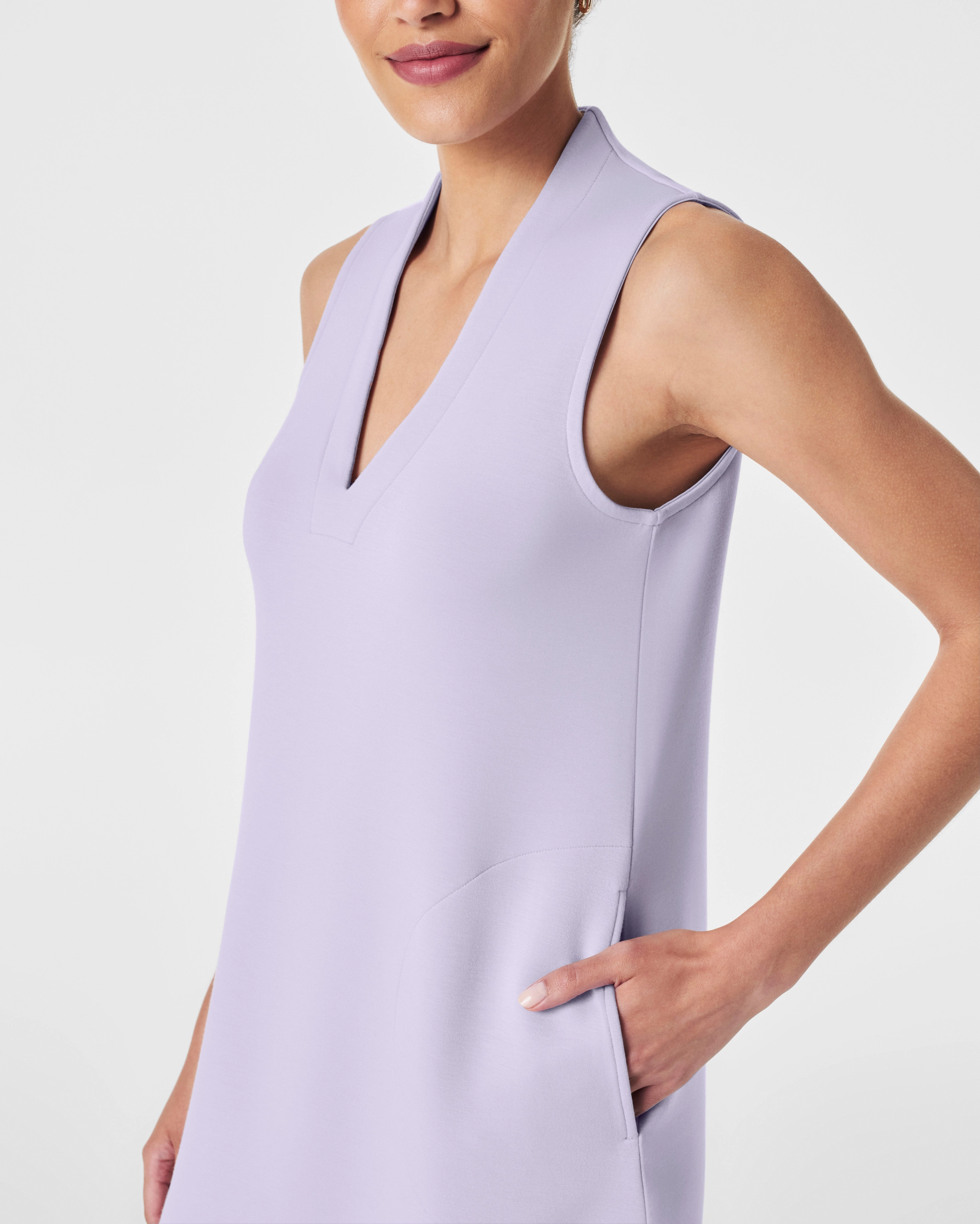 SPANX® AirEssentials V-Neck Mini Dress