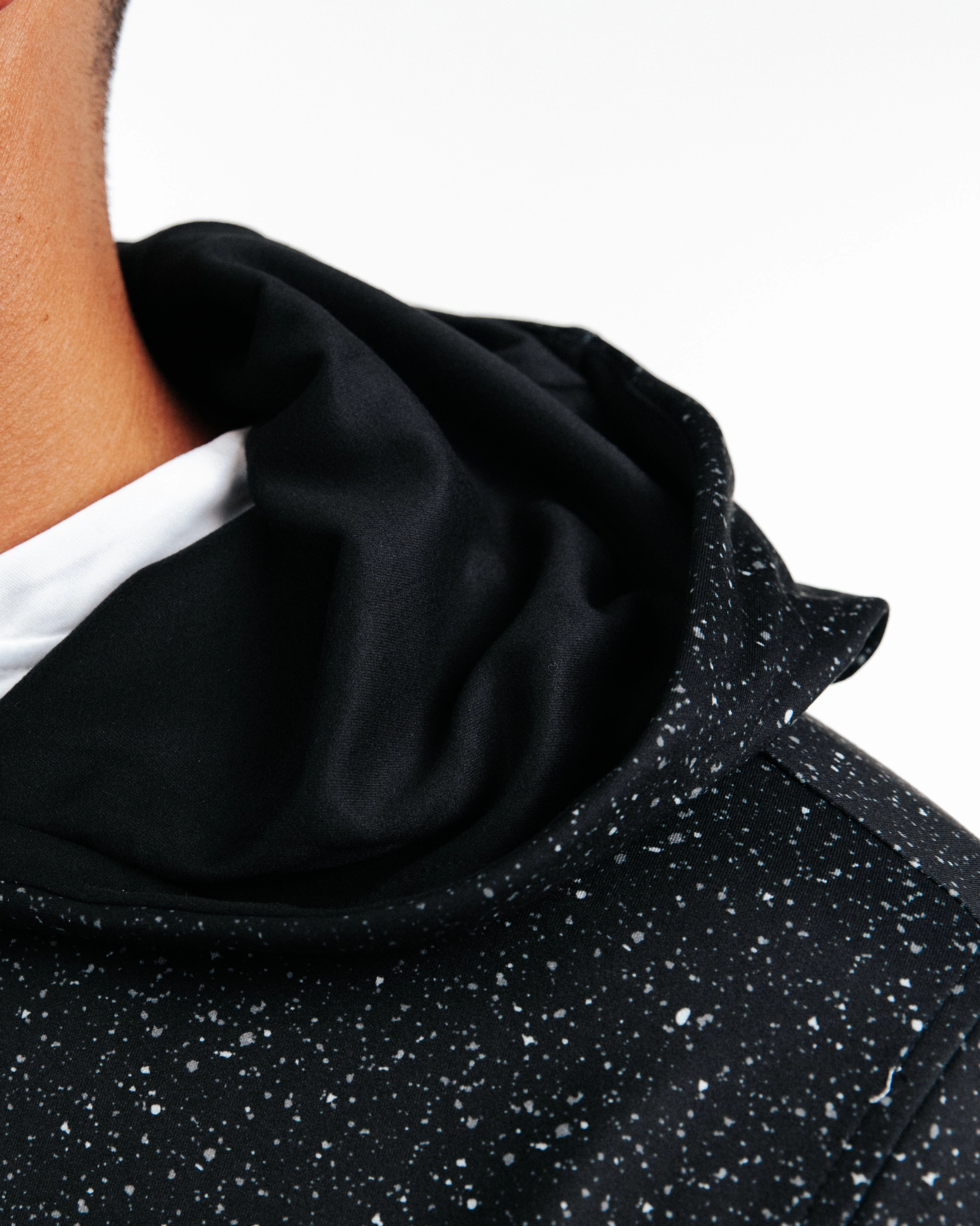 Speckled Black Golf Hoodie