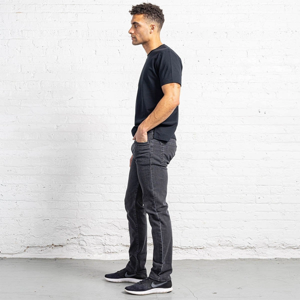 Tailored Fit Gray Wash