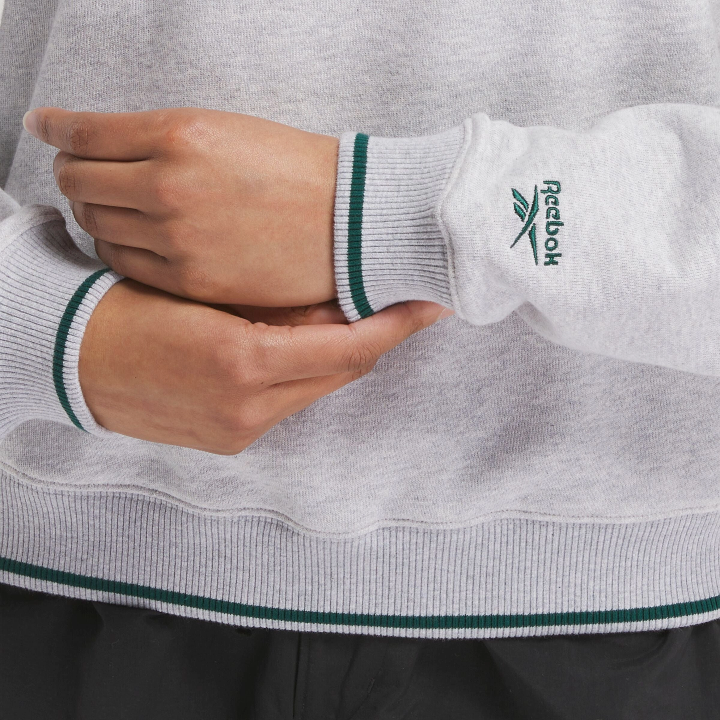 Team Crew Sweatshirt Light Grey Heather