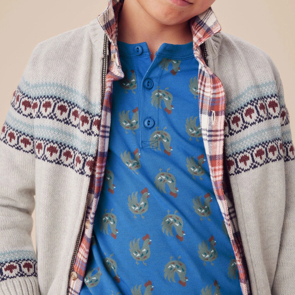 Toasty Traveler Zip Sweater - Light Grey Heather - FINAL SALE