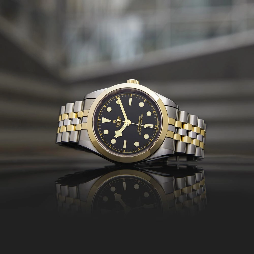 TUDOR Black Bay One 39 S&G Black Dial Steel & Gold Watch M79663-0001