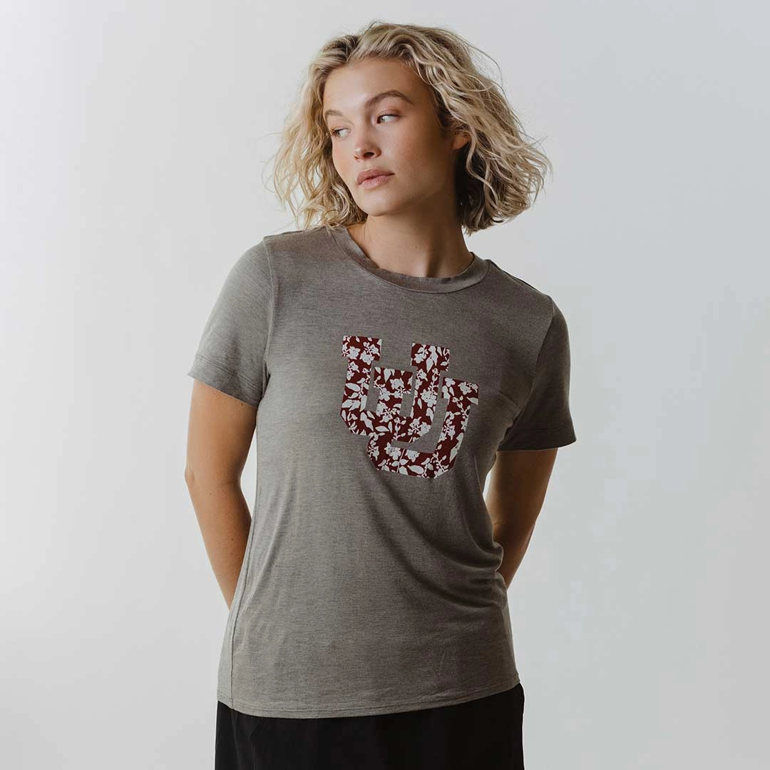 Utah Boyfriend Tee, Grey U of U