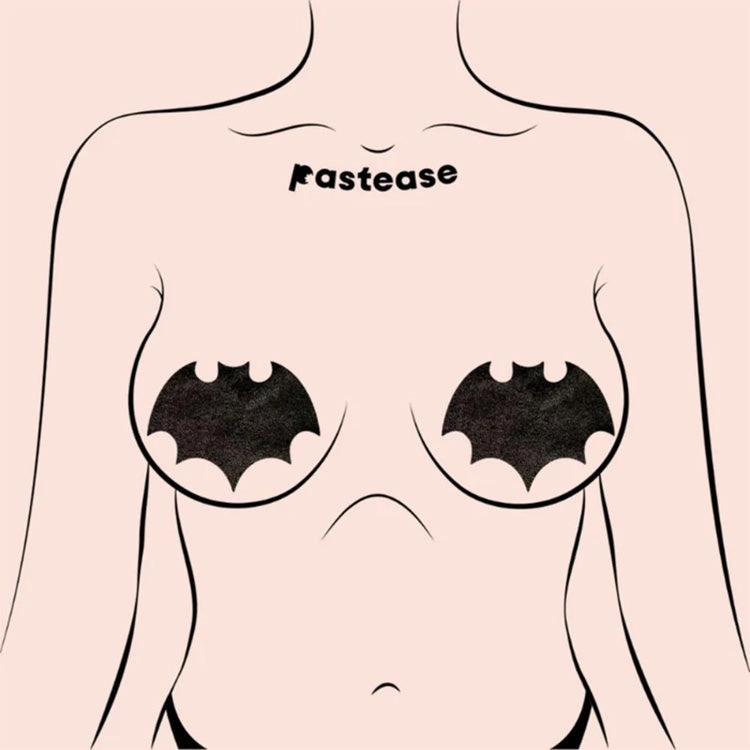 Vamp Liquid Black Bat Pasties