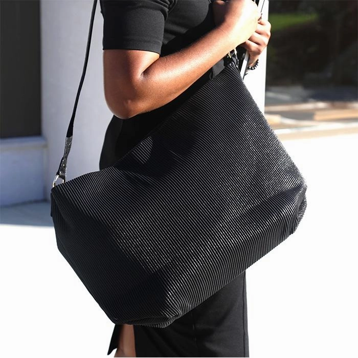 Venice Sparkle Laptop Crossbody Tote 16"