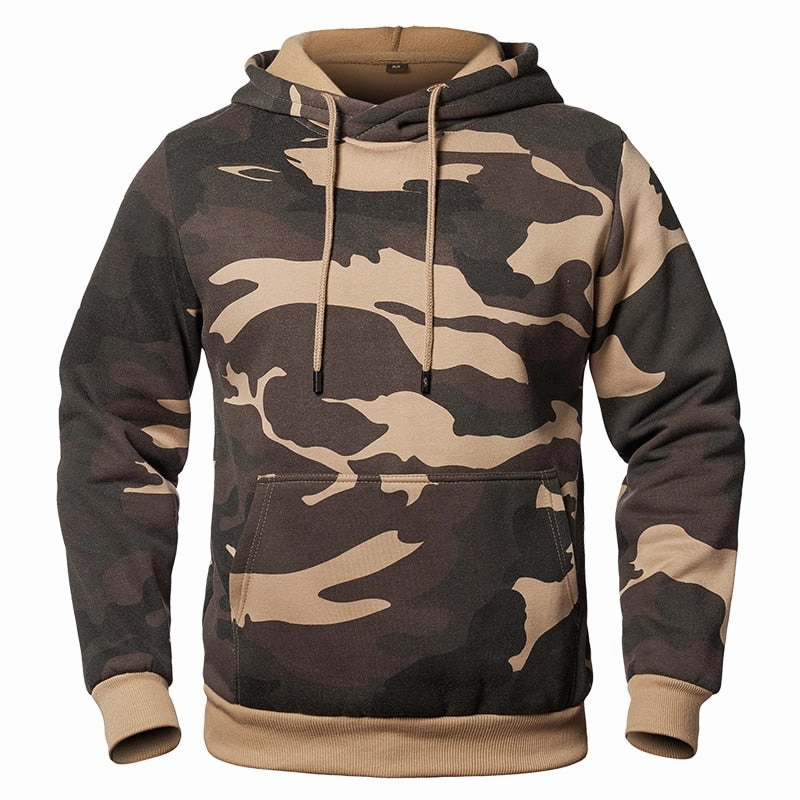 West Louis™ Camouflage Military Fleece Hoodie