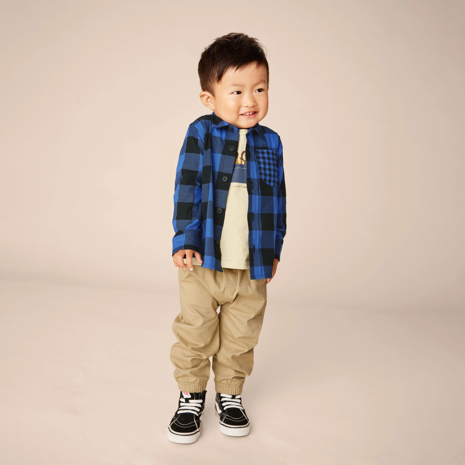 Woven Baby Joggers - Dune Grass
