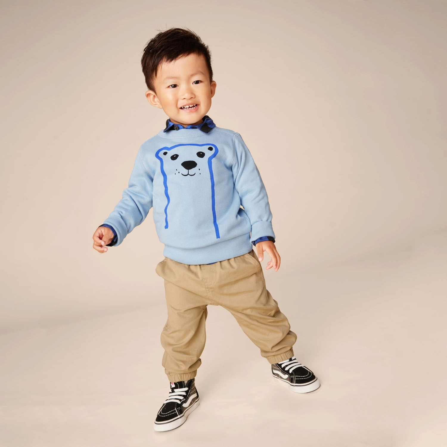 Woven Baby Joggers - Dune Grass