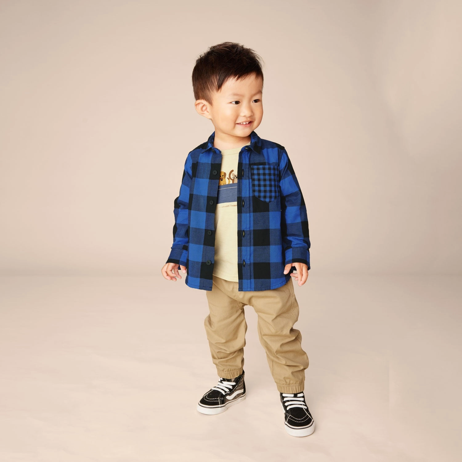 Woven Baby Joggers - Dune Grass
